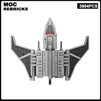 Серия Space War Межзвездный совалка MOC Строителни блокове Iarge Военен кораб в събирането на Модел тухлени играчки детски Коледни подаръци