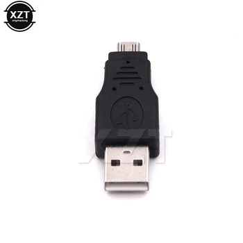 3шт USB адаптер Micro 5 пенса USD Високоскоростен USB 2.0 A Plug Micro B Кабели за прехвърляне на данни и зареждане на Samsung HTC Motoro Converter