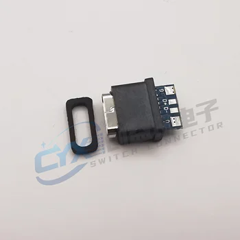 Водоустойчив USB C Jack Type-C 4Pin Конектор-Конектор Порт За Трансфер на Данни За 