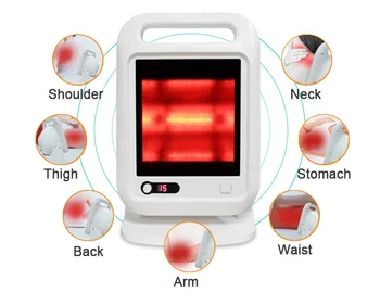 Професионална 300 W терапия червен инфрачервен светлина за облекчаване на болки в мускулите с раните на топло инфрачервена лампа