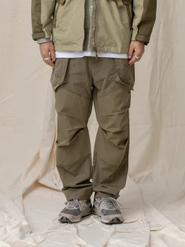 Панталони-карго Ashfire ESDR от комбинирани материали, градинска градска технологичная дрехи, эстетичная градинска облекло hikercore