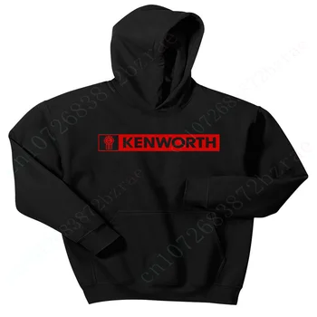 Kenworth Essentials Градинска облекло Унисекс Качулки с цип Ежедневни памучен hoody аниме Oversize Hoodie Harajuku Мъжки дрехи на топ