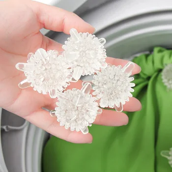 Прозрачен магически топчета за пране на дрехи топки за многократна употреба за пране на дрехи за пералня средство за премахване на власинките на козината на домашни любимци