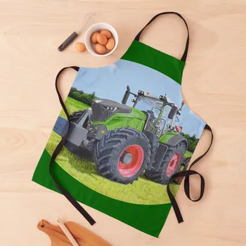 Зелен трактор в полето (зелен фон) Престилка, Кухненски Инструменти, Аксесоари за почистване на дома Обичай престилка
