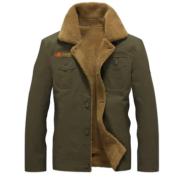 Зимно яке, мъжки връхни облекла в стил милитари, якета-бомберы за пилоти тактически ВВС, мъжки дънкови палто с кожа яка, veste homme, градинска облекло