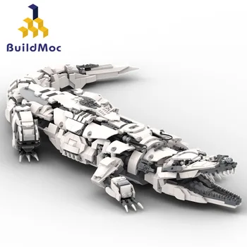 76989 Нов Робот 1450шт Механичен крокодил Модел в строителството на блок За възрастни на Висока Сложност Заплитането на едно Момче Обича Подаръци-пъзел
