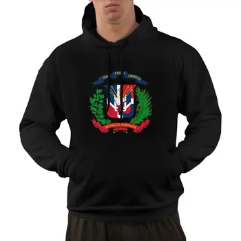 95% памук Емблемата на Флага на Доминиканската Република Топлия зимен пуловер с качулка за мъже и жени, hoody в стил унисекс, в стил хип-хоп