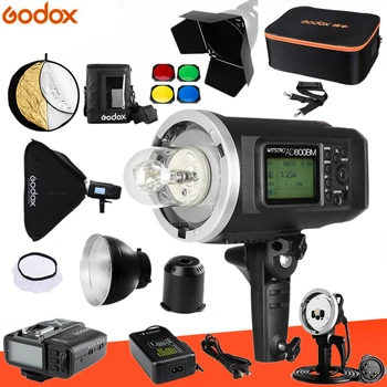 Безплатна доставка DHL Godox AD600BM Комплект 600 W 1/8000 HSS GN87 Bowens Монтиране на Светкавица + Спусъка X1T за Canon, Nikon, Sony Olympus, Fujifilm