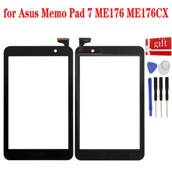 За Asus Memo Pad 7 ME176 ME176CX Подмяна на предния сензорен екран дигитайзер, сензорно стъкло