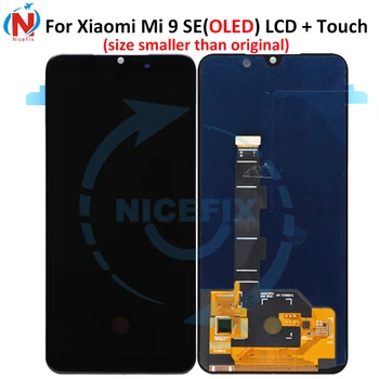 OLED LCD дисплей за Xiaomi Mi 9 SE Екрана на дисплея LCD сензорен дисплей, дигитайзер, за Mi9 SE Подмяна на LCD дисплея M1903F2G