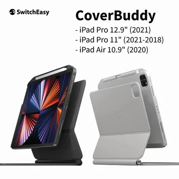 Настройте Лесно CoverBuddy за 2022-2018 Apple iPad Pro 11/12, 9 инча на ipad Air 10, 5 Защитен калъф, съвместим с Magic Keyboard