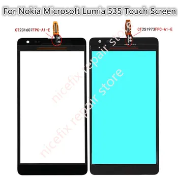 За Nokia Lumia Microsoft 535 RM-1090 N535 2S 2C CT2C1607 CT2S1973 Сензорен Екран Сензор Дигитайзер Панел Стъкло TP Подмяна на