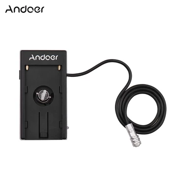 Andoer Камера DV Батерия Захранване Монтажна Плоча Адаптер за Джобна камера Black Magic Cinema 4K за Sony NP-F970 Battery