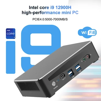 Intel 12th Генерал Core i9 12900 H i7-12700H i7-1260P i5-1240P Мини КОМПЮТЪР с Windows 11 32 GB DDR4 500 GB SSD PCIe4.0 Настолен компютър за геймъри