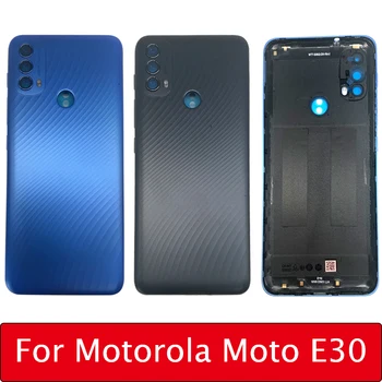 100% Оригинален НОВ E30, работа на смени задната част на кутията на батерията, на задната врата, разменени корпуса на телефона, калъф за Motorola Moto E30