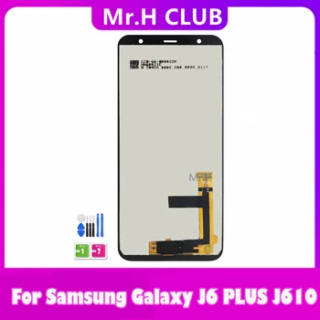 На оригиналния Samsung Galaxy J4 + 2018 J4 Plus J415 J415F J410 J6 Plus 2018 J610 J6 Prime LCD дисплей със сензорен Екран в Събирането на