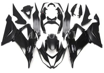Нов Комплект Мотоциклетни обтекателей от ABS-пластмаса, Подходящ За Kawasaki Ninja ZX6R 636 ZX-6R 2013 2014 2015 2016 2017 2018, Обичай Черен