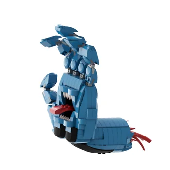MOC 41630 Тухлена играчка Кричащая ръка със син пръст, творчески cartoony блок, класически маркови креативни детски играчки 