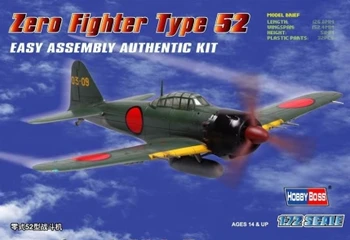 1:72 Втората световна война Япония Zero Fighter Вид 52 Военен Самолет на Отбора на модел играчки